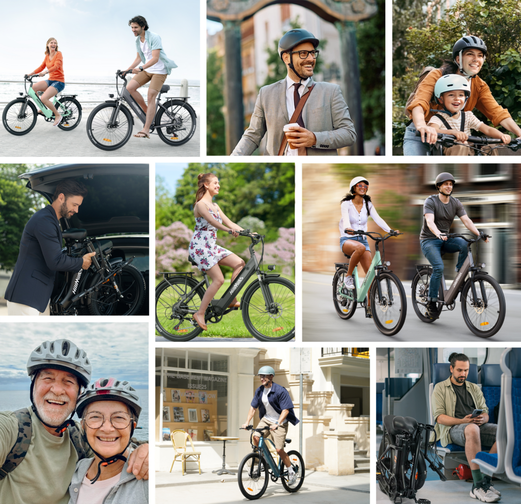 people riding hillmiles ebikes